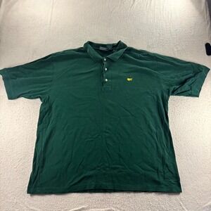 Masters Collection Polo Shirt Mens XXL Green Mercerized Cotton Golf Luxury